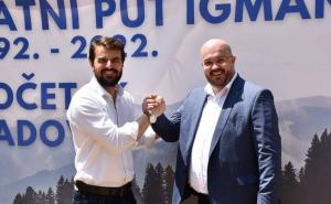 Načelnik Muzur i ministar Šteta otvorili radove na putu preko Igmana